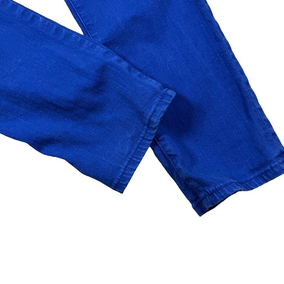 AG 28R The Prima Mid Rise Cigarette Jeans Cobalt Bright Blue. - Picture 4 of 8